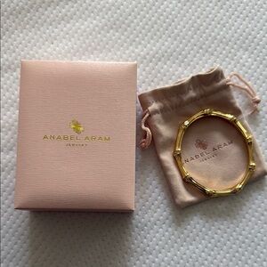 Gold Bamboo-Inspired Bracelet Classic Design